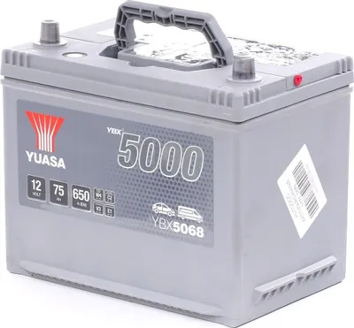 Produktbild von YUASA YBX5000 Starterbatterie 12V 75Ah 650A/EN D26 für Auto LKW Batterie