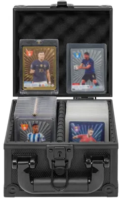 Productafbeelding van Opbergdoos voor toploaders 3" x 4", 3 vakken, 150 kaarten, voor sportkaarten