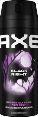 Obrázek produktu pro Axe, Black Night, Deodorant, 150ml (VÝROBEK Z NĚMECKA)