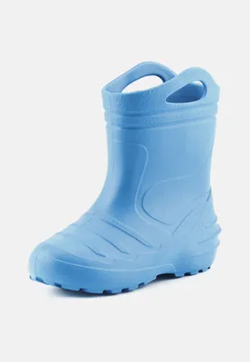 Produktbild von Ladeheid Kinder Mädchen Jungen federleichte Eva Thermo Gummistiefel gefüttert KL051 (Hellblau, 32)