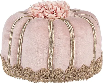 Obrázek produktu pro Clayre & Eef Dekorativní figurka Ø 12x7 cm Růžový textil