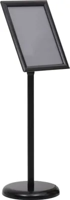 Produktbild von A4-Plakatständer Schwarz Aluminiumlegierung