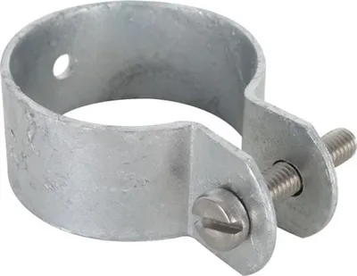 Produktbild von ALBERTS Schelle, Befest. v.Streben u.Spannbrücken an Pfosten, fvz, grün, Ø60mm, Breite25mm
