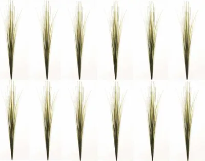Produktbild von 12er Pack künstliches Gras, Deko Gräser Zweig H. 90cm grün Emerald Kunstblumen