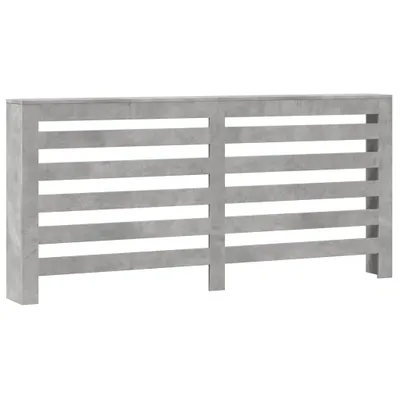 Zdjęcie produktu dla vidaXL Okładzina grzejnika betonowa szara 175x20x82 cm materiał drewnopochodny
