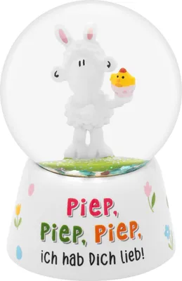 Produktbild von Traumkugel Motiv 'Piep, piep, piep, ich hab Dich lieb!'