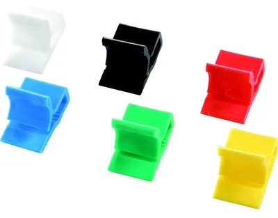 Produktbild von Briefklemmer Zacko 2 12x18 mm VE=1000 Stück Grundfarben sortiert