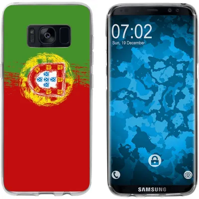 Produktbild von PhoneNatic Case kompatibel mit Samsung Galaxy S8 Silikon-Hülle WM Portugal M8