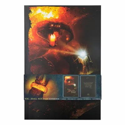 Produktbild von Notizbuch Gandalf kä mpft gegen Balrog A5