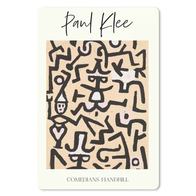Produktbild von MuchoWow® Mauspad Mousepad Paul klee - Kunst - Flugblatt der Komödianten 40x60 cm - Mousepads - Maus Mat - Pad - Mausunterlage - Schreibtisch Accesoire