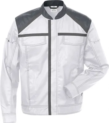 Produktbild von Fristads Jacke 4555 STFP 129481, Farbe:weiß/grau, Größe:S