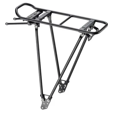 Produktbild von racktime Foldit Adjustable, Aluminium, Schwarz, 25 kg, 372 mm, 120 mm, 380 mm