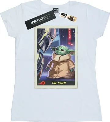 Produktbild von Star Wars - "The Mandalorian The Child" T-Shirt für Damen BI43034 (XXL) (Weiß)