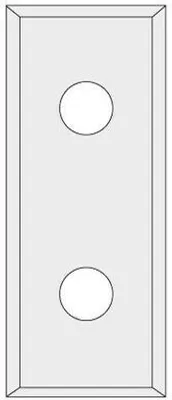Obrázek produktu pro IGM | Žiletka tvrdokovová Z4 49,5x9x1,5 / Lamino MDF (N012)
