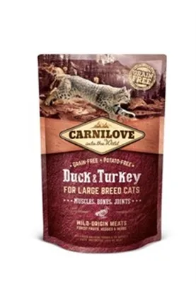 Image de Carnilove pour Chats Adultes de Grande Race Canard & Canard 2 kg