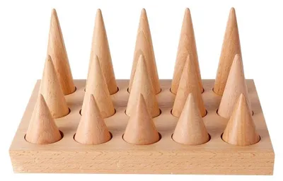Image de Support pour bagues en bois, 15 compartiments - Présentoir à bijoux - Présentoir à bagues - Support pour bagues de téléphone - Rangement à bijoux pour bagues - Organisateur pour bagues - Présentoir à bagues
