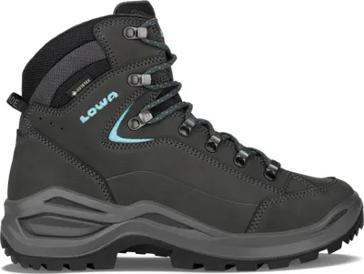 Produktbild von Lowa Damen Renegade Evo GTX Mid WIDE Wanderstiefel ASPHALT/TUERKIS 41.5