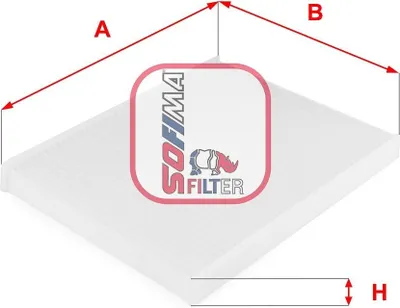 Produktbild von SOFIMA S 3149 C Innenraumfilter Pollenfilter für HYUNDAI ix20 (JC)