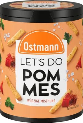 Ostmann Lets Do Pommes Gewürzsalz kräftig, leicht rauchig Packung 100g