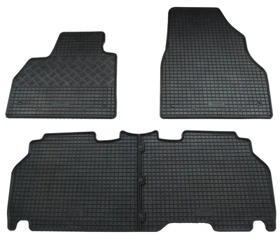 Gummifußmatten Set 4-teilig für Mercedes Citan W415 (9/2012-), schwarz