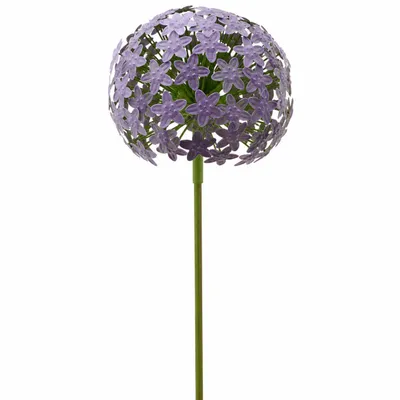 Produktbild von Metall Allium Gartenstecker Purple Terrasse Art Ferro Garten D20H116,2 Handarbeit