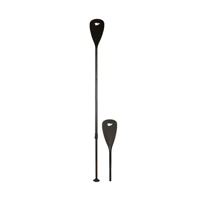 Produktbild von F2 SUP Paddel Kajak Alu/Carbon 4 teilig Schwarz Stand up Paddling Kayak Paddle