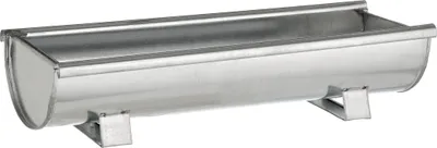 Produktbild von Dehner Pflanzgefäß Dachrinne, ca. 60 x 17 x 10 cm, verzinkt, silber