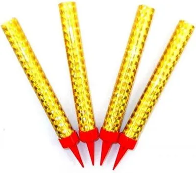 Image de Fontaine à gâteau 12 cm set or - 4 pièces