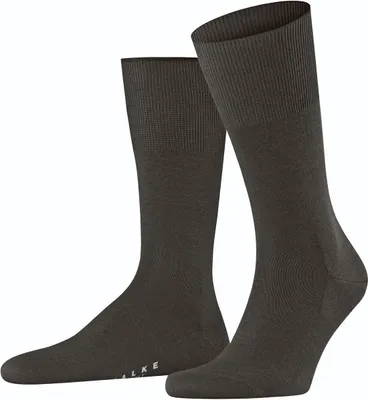 Produktbild von FALKE Airport Merino-Socken Herren brown mel. 45-46