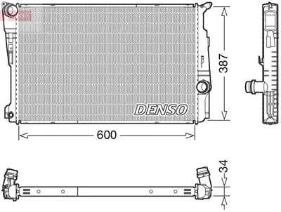 Immagine prodotto di Radiatore DENSO, raffreddamento motore DRM05006