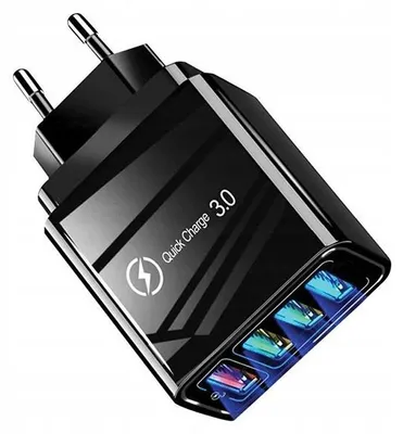 Obrázek produktu pro Verk 06286 Rychlonabíječka 4x USB 3.0 Quick Charge černá