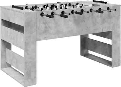 Produktbild von Tischfußballtisch Betongrau 146,5 x 74 x 85 cm Holzwerkstoff
