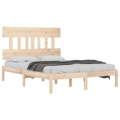 Immagine prodotto di vidaXL Letto in legno massiccio 120x190 cm