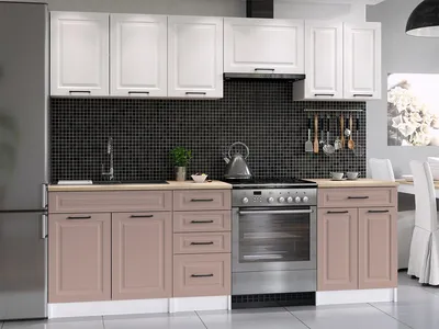 Obrázek produktu pro Kuchyňská linka INGRID 240cm - Bílá + kobe