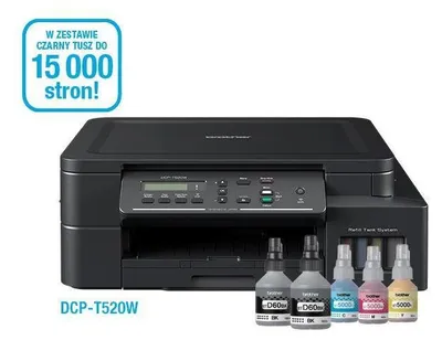Produktbild von Brother dcp-t520w multifunktionaler Tintenstrahler a4 6000 x 1200 dpi 30 Seiten/Min. wi-fi