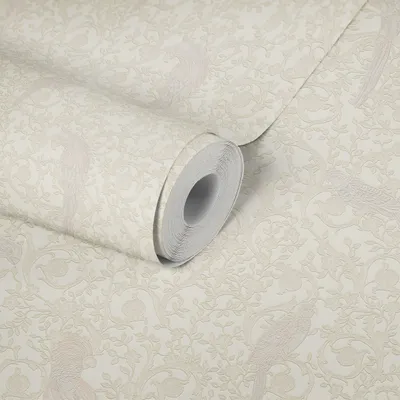 Produktbild von A.S. Création Versace 4 370535 Vlies Metallic Weiß Creme