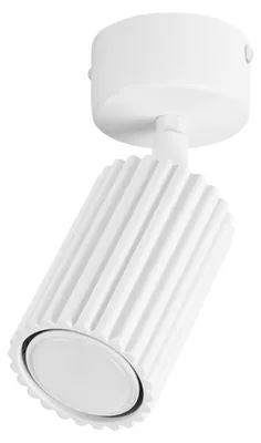 Zdjęcie produktu dla Plafon KARBON 1 biały 1xGU10 10W aluminium 18x7x7cm Sollux Lighting