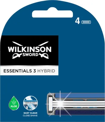 Produktbild von Wilkinson Essentials 3 Hybrid Rasierklingen 4 Stück