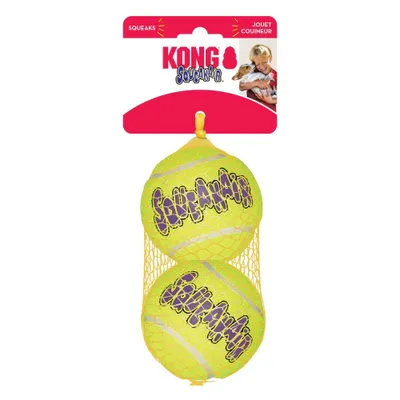 Productafbeelding van KONG Honden speelgoed, KONG AirDog Squeakair ballen, maat L, 8 cm (2 stuks/net)