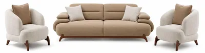 Productafbeelding van Woonkamer set, 3+1+1 zits, design zitmeubels, bankstellen, 3-delig