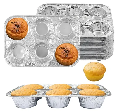 Muffinformen, 10er Set, antihaftbeschichtet, 23x17x3,2 cm