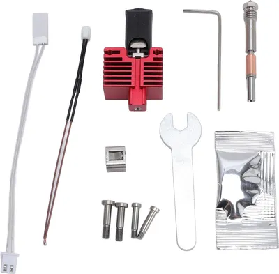 Obrázek produktu pro Sada hotendu pro 3D tiskárnu s rychlovýměnnou tryskou 0,4 mm, keramickým topným tělesem 60 W a tryskou 0,2 mm pro X1C