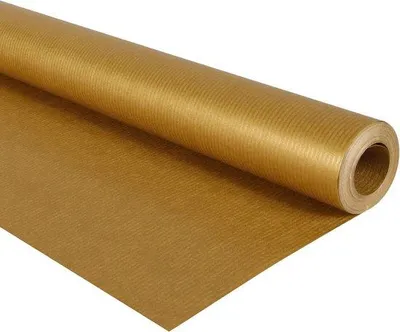 Obrázek produktu pro Role zlatého kraftového papíru 10 x 0,7 m, 60 g, pro ruční práce