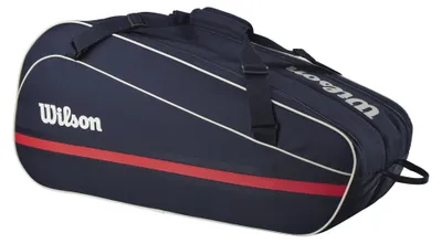 Produktbild von Wilson - "2025 Team 6" Schlägertasche, Tennis PP7424 (Einheitsgröße) (Dunkles Marineblau)