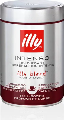 Produktbild von illy Espresso Intenso Dunkle Röstung - 12 x 250g Kaffee gemahlen, Kaffeepulver, 100% Arabica