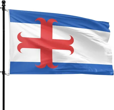 Imagen del producto de Bandera del municipio de Zutphen, 90 x 150 cm, de poliéster, para asta de bandera