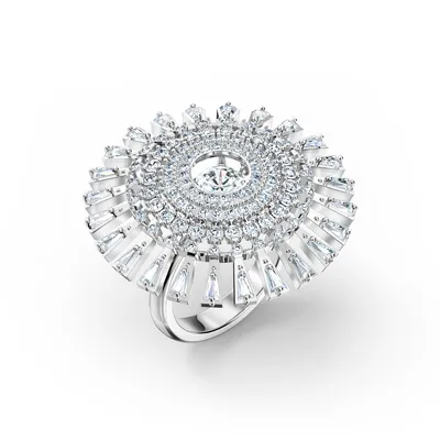 Produktbild von Swarovski 5572512 - Funkelnder Dc Ring Du - Silber - Ring - Größe 52