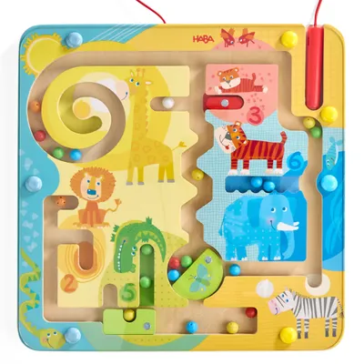 Immagine prodotto di HABA, gioco magnetico "Safari" - giocattolo educativo e di sviluppo motorio, adatto a bambini dai 2 anni in su