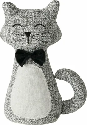 Produktbild von Boltze Turstopper Katze - 1 Kilo - grau - 28 x 11 cm