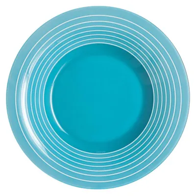 Image de Assiette creuse bleue 21.5 cm Factory - Luminarc